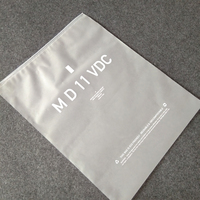 Custom-clothing-ziplock-sacs givré clair t-shirt en plastique imprimé poly sac EVA sacs à fermeture éclair pour vêtements vêtements de sport