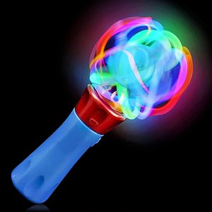 LED-Zauberstäbe mit Lichteffekten für Kinder, Jungen und Mädchen, Spaßiges Geburtstagsparty-Geschenk mit Inbegriffenen Batterien, Kunststoffmaterial - Product Image 4