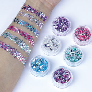 GP Waterproof Holographic Body Shimmer Powder Cosmetic Chunky <strong>Glitter</strong> <strong>for</strong> <strong>Face</strong> Body and Hair Makeup - Product Image 4