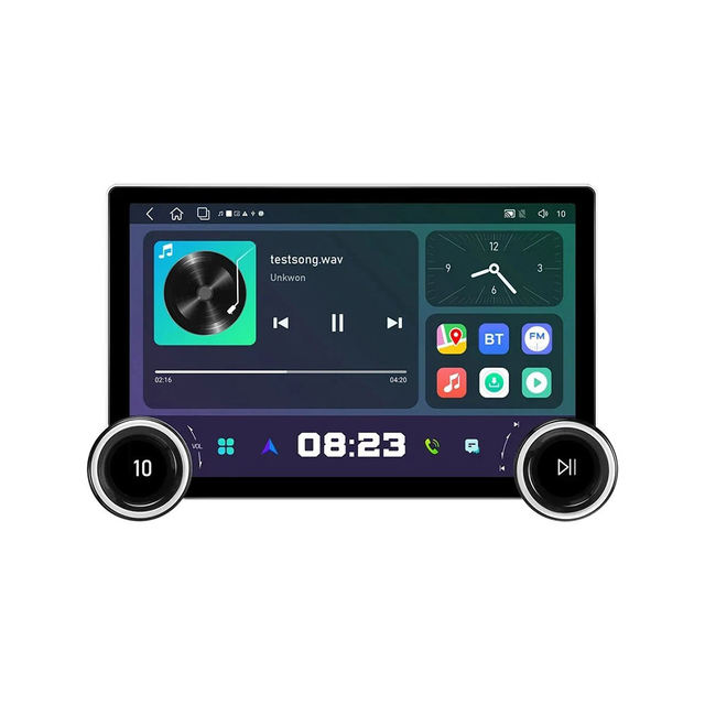 High-quality 10.1/10.33/11.5/11.8" 2K Qled Screen Double Din Car Stereo 2Din Android Car Radio Double Knob Car DVD Player