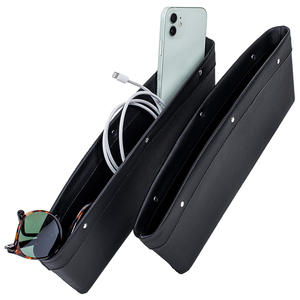 Universal 2 Set Auto Seat Grieta Caja de almacenamiento Asiento de coche Gap Organizador lateral para sostener el teléfono - Product Image 1