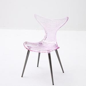 Silla de comedor de <span class=keywords><strong>cristal</strong></span> moderna, cola de pez creativa, diseño de sirena acrílica para eventos en casa, cafetería, Hotel, banquete de boda, uso de fiesta - Product Image 6