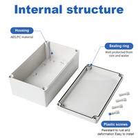 Boîtier de jonction étanche IP67 personnalisé, boîtier électrique en ABS/PC, fabricant OEM/ODM