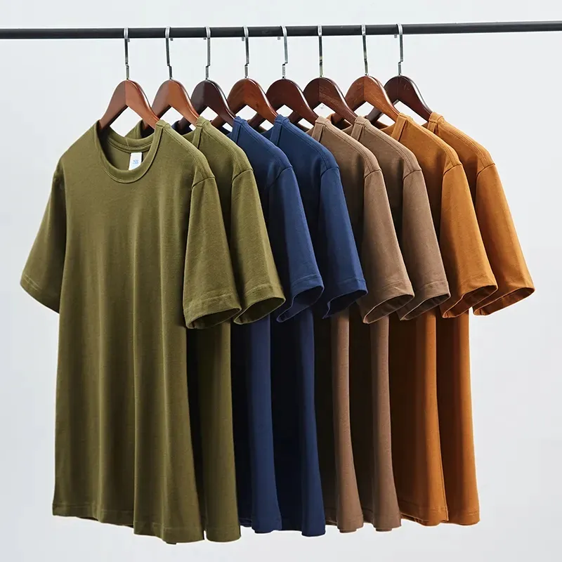Wholesale Playeras personalizado camisa Impressão Logotipo Mens Tshirt Boa Qualidade T Shirt 100% Algodão Homens T-Shirt