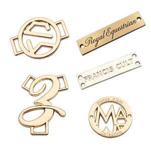 Accessoire vestimentaire <span class=keywords><strong>Logo</strong></span> de <span class=keywords><strong>marque</strong></span> gravé personnalisé Étiquettes en métal cousues pour vêtements Maillots de bain - Product Image 6