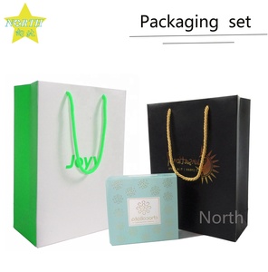 2025 personnalisé logo impression boutique kraft cadeau sac en papier couché avec poignée en corde épicerie beauté sac à provisions - Product Image 5