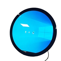 Moniteur à écran tactile circulaire tactile capacitif 1280*1280 haute résolution hdm entrée haute luminosité 23.6 pouces rond lcd tv