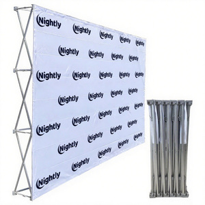 Thương mại hiển thị Pop Up biểu ngữ đứng Backdrop vải hiển thị quảng cáo tường biểu ngữ đứng triển lãm <span class=keywords><strong>Popup</strong></span> Backdrop hiển thị đứng - Product Image 2