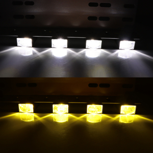 Acessórios do carro 36W luz líquida média levou farol tri cor Luzes auxiliares led lente do projetor Front Grille <span class=keywords><strong>Light</strong></span> - Product Image 4