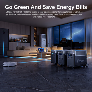 Estación de Energía Portátil FOSSiBOT F3600 Pro 3600W 3840Wh Expandible a 11520Wh Batería LiFePO4 con Más de <span class=keywords><strong>6500</strong></span> Ciclos para Respaldo en el Hogar - Product Image 2