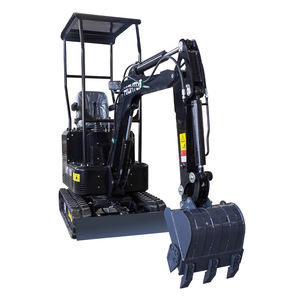 Mini excavadora Excavadora de zanjas de 1 tonelada con pluma oscilante Pulgar hidráulico <span class=keywords><strong>Clib</strong></span> Cubo de 400mm - Product Image 3