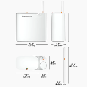 <span class=keywords><strong>Cubo</strong></span> de <span class=keywords><strong>Basura</strong></span> <span class=keywords><strong>Rectangular</strong></span> Estrecho JOYBOS con Juego de Cepillos de Baño Desechables, <span class=keywords><strong>Cubo</strong></span> de <span class=keywords><strong>Basura</strong></span> Blanco, Nuevo Diseño Innovador - Product Image 6