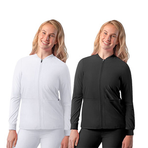 Xinyangyi เสื้อแจ็คเก็ตซิปแขนยาวสำหรับผู้หญิง, เสื้อโค้ทสำหรับผู้หญิงเสื้อโค้ท95% โพลีเอสเตอร์5% อีลาสเทนเครื่องแบบโรงพยาบาลสำหรับผู้หญิง2025 - Product Image 4