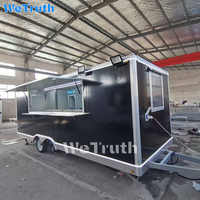 Camion de restauration mobile Wetruth, homologué aux normes australiennes, entièrement équipé, remorque de restauration rapide avec toilettes