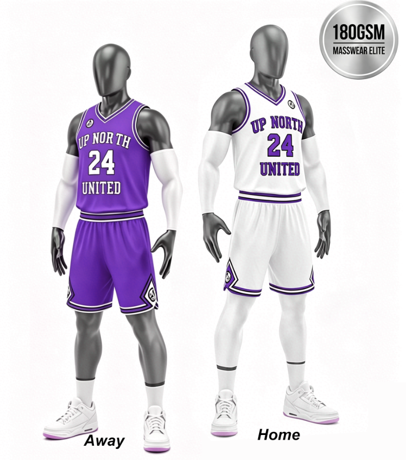 Purple/White