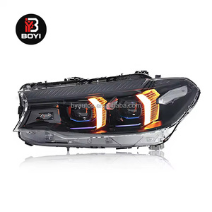 Faros Delanteros G30/G38 para BMW Serie 5 525i 530i 535i 540i 2018-2020, Actualización Estilo <span class=keywords><strong>F90</strong></span> M5, Luces LED Delanteras DRL, Accesorios Automotrices - Product Image 4