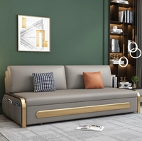 Canapé-lit pliable moderne à double usage économique simple double taille multifonctionnel pour chambre à coucher salon lavable pour petit