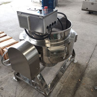 Grandes poêles à gaz ou électriques de 150Kg, casseroles de cuisine à mélanger, pour Restaurant, 1 pièce