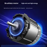 Perceuse électrique sans fil 20V, double batterie 2.0Ah, mandrin 1/2 pouce, 19+1 réglages de couple, métal, OEM, compacte, pour bricolage et réparation domestique