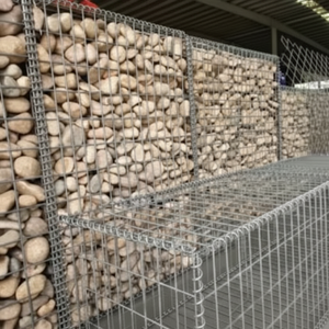Caisses en gabions en treillis métallique galvanisé, cages en gabions soudées, utilisées <span class=keywords><strong>pour</strong></span> l'aménagement paysager et les sièges de jardin. - Product Image 4