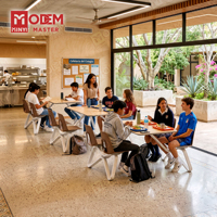 MINYI BOW Table à manger moderne ergonomique pour quatre personnes Chaises confortables Restaurants de restauration rapide Écoles