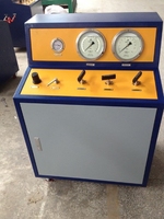 Machine de remplissage de CO2 et petite machine de remplissage de poudre ABC, machine automatique de remplissage et de bouchage de bouteilles d'extincteurs FM200 CN;GUA