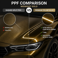 Film de protection de peinture automobile LAUFEN Ultra Brillant TPU 7,5 mil à changement de couleur, anti-rayures, auto-réparant, pour carrosserie de véhicule, PPF, garantie 10 ans