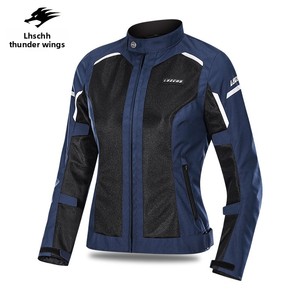 Combinaison de <span class=keywords><strong>moto</strong></span> pour <span class=keywords><strong>femme</strong></span>, toutes saisons, résistante à l'usure, coupe-vent, anti-chute, équipement de protection CE2, coupe ajustée, été - Product Image 3