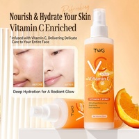 Spray hydratant et éclaircissant pour le visage TWG RTS Face Care Factory à la vitamine C, tonique pour la peau, essence éclaircissante à la vitamine C
