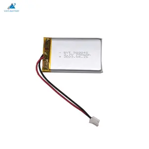 UL KC lipo pil paketleri 503048 750mah hoparlör şarj edilebilir lityum pil pil 3.7v