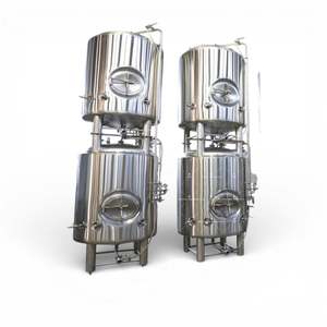 Meilleur Prix – Cuve de brassage de bière à pression 3 cuves 1000L avec fond mobile, pompe et moteur contrôlés par PLC - Product Image 2