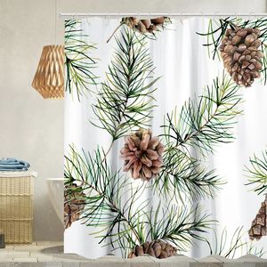 Cortina de <span class=keywords><strong>ducha</strong></span> impermeable con diseño de animales marinos, delfines y peces, cortinas de baño con paisaje marino, decoración para el baño - Product Image 1