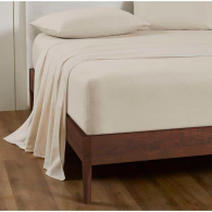 Wrinkle Resistant Solid Color Quiet Luxury 160gsm Queen/King Size Cotton Bamboo <strong>Flannelette</strong> <strong>Flat</strong> <strong>Sheet</strong> for Home Master Bedroom - Product Image 4