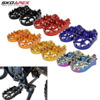 Repose-pieds larges antidérapants en aluminium CNC et acier inoxydable pour Sur Ron Ultra Bee E Dirt Bike – Pièces de rechange améliorées