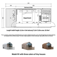 Cabane triangulaire préfabriquée Xiamao en acier galvanisé isolé pour hôtel-resort, camping panoramique et glamping