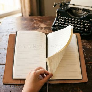 RTS - Funda de Cuero Sintético para Cuaderno, 5 Colores, Moderna, Hecha a Mano, con Bolsillos, Recargable, A5, Personalizable con Nombre, Regalos para Viajeros - Product Image 3