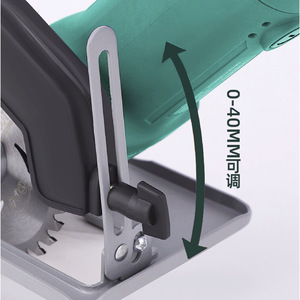 Support de découpe pour meuleuse d'angle Yunbei Yb, réglable de 0 à 45 degrés, pour la découpe du bois, du métal et des carreaux, plaque de base professionnelle électrique avec cordon. - Product Image 2