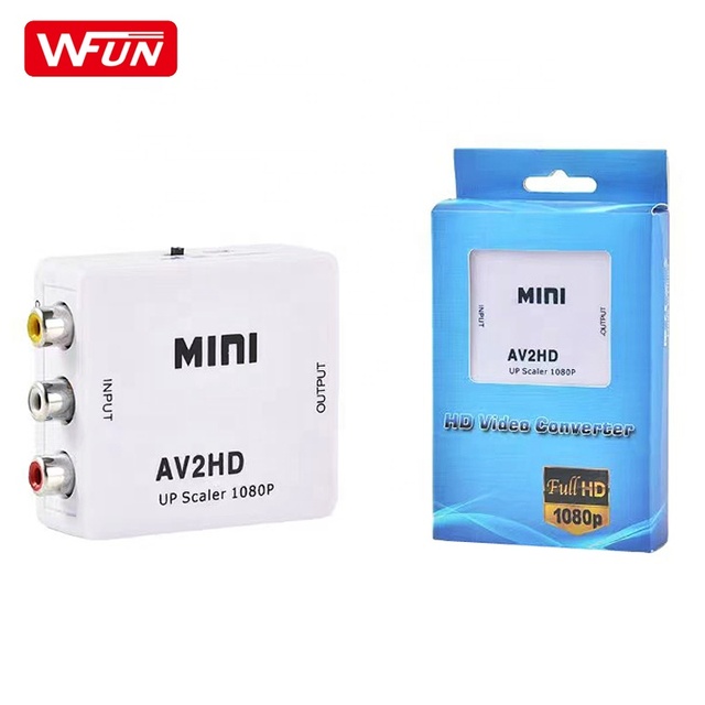Av2hdmi Converter 1080P 60Hz Mini Size Other Home Audio AV2HDMI AV Full X HD Video Converter Adapter