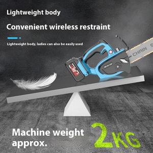 Batterie au lithium pour scie à chaîne électrique portative à une main de 12 pouces pour l'élagage des arbres, petite exploitation forestière domestique, bricolage OEM - Product Image 4
