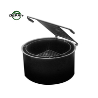 Fire Outdoor Pits Liner Portable Camping Fire Chauffage à bois Anneau de foyer en métal avec conception OEM