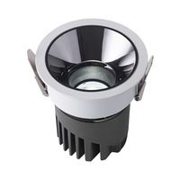 Spot LED Encastrable 12W 1100LM 3000K Moderne, Angle de Faisceau 120°, Plafonnier Intérieur pour Bureaux, Espaces Commerciaux et Magasins, Installation Facile