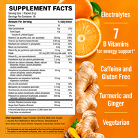 Kurkuma Gember Vitamine C Fizzystick Pakket Poeder Immuun Gezondheid Energie Elektrolyten Volwassenen OEM/ODM Privélabel