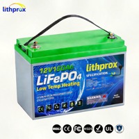 Batería de Ciclo Profundo de Alta Resistencia 12V 150AH Grado A LiFePO4 para Almacenamiento Doméstico, Terminal RS485 M8, 6000 Ciclos, CE RoHS IP67, Servicio OEM ODM