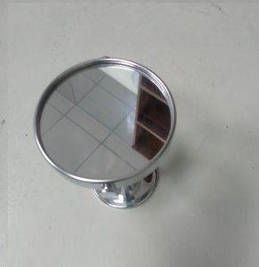 Espejo Redondo Metálico de Doble Cara con Rotación de 360 Grados y Juego de Cepillos para el Cabello, Superventas - Product Image 3