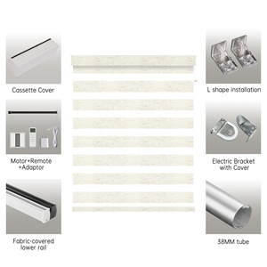 Tende a Rullo Zebra per Finestre <span class=keywords><strong>di</strong></span> Alta Sicurezza Giorno e <span class=keywords><strong>Notte</strong></span>, Produzione Cinese - Product Image 1