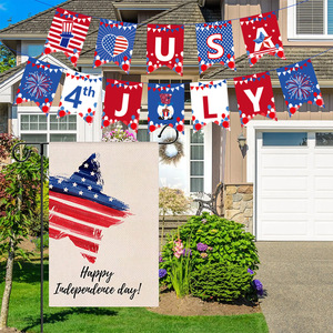 Usa Star Spiral Pendant Party Decorations For Independence Day <b>Paper</b> Props Disposable - Product Image 2