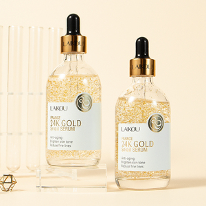 LAIKOU เซรั่มบำรุงผิวหน้า 100 มล. ช่วยให้ความชุ่มชื้น ผิวขาวกระจ่างใส ลดเลือนริ้วรอย ลดสิว ด้วยสารสกัดจากทองคำ 24K และเมือกหอยทาก - Product Image 1
