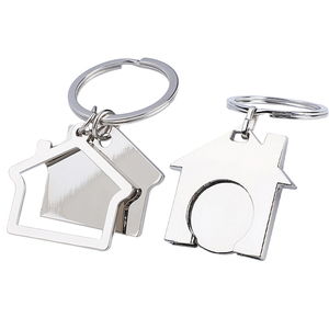 Llavero de Metal Personalizado con Código QR, Diseño de Dibujos Animados, Rectangular, de Doble Cara, en Acero Inoxidable, con Impresión Offset - Product Image 1