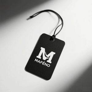 Custom Luxury Garment Swing <b>Tags</b> <b>Clothes</b> Label Print Name Logo Recycled Paper Hangtags Shoes Bags Customized Designs 300-800gsm - Product Image 6