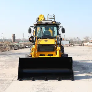 Fabriekslevering Backhoe Loader Met Gratis Verzending Grote Grondverzetlader